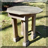 L02. Wooden side table. 